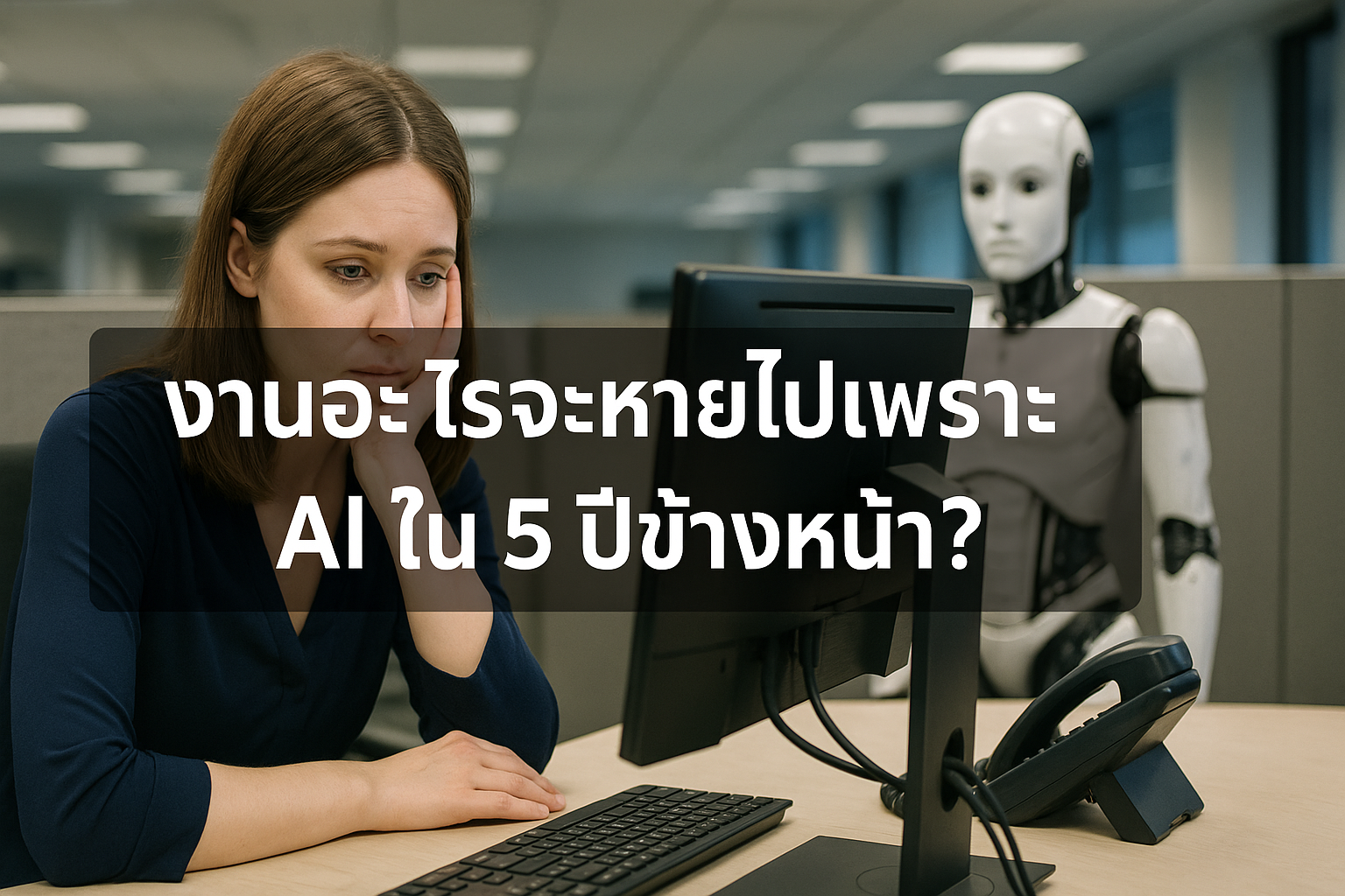 งานอะไรจะหายไปเพราะ AI ใน 5 ปีข้างหน้า?