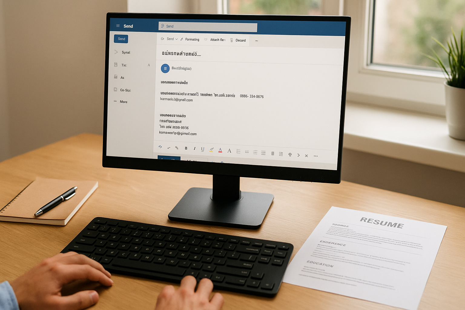 เขียน Email สมัครงานยังไงให้ดูโปร (พร้อม template ใช้ได้เลย)