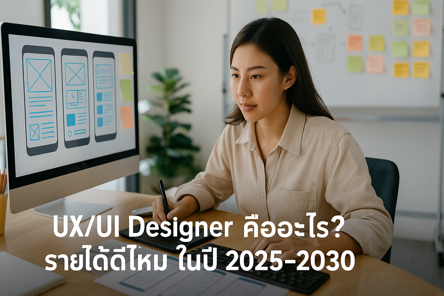 UX/UI Designer คืออะไร? รายได้ดีไหมในปี 2025-2030