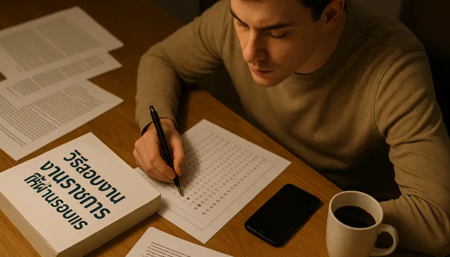 วิธีสอบงานราชการให้ผ่านรอบแรก เทคนิคเตรียมตัวสอบอย่างได้ผล