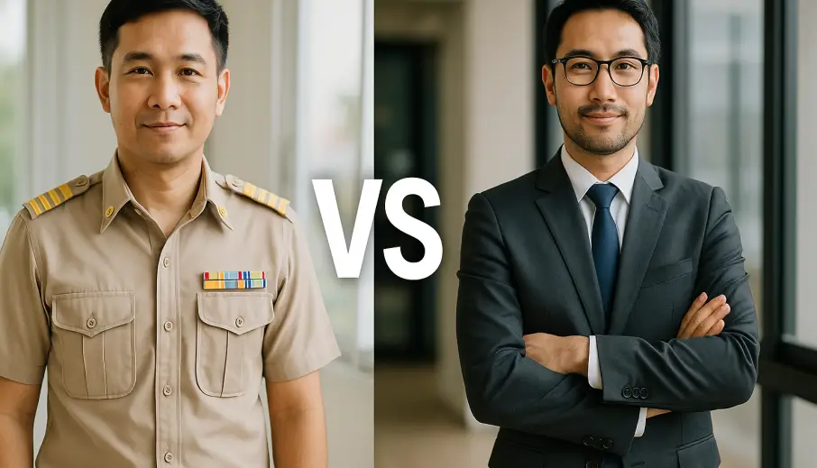 งานราชการ vs เอกชน เทียบเงินเดือนและสวัสดิการ อาชีพไหนคุ้มค่ากว่า
